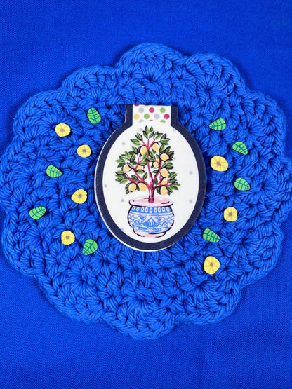 Lemon Tree Magnetic Bookmark Autumnmist Boutique