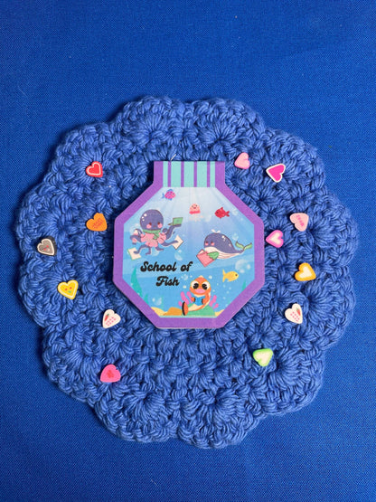 Underwater Friends Magnetic Bookmark - Autumnmist Boutique