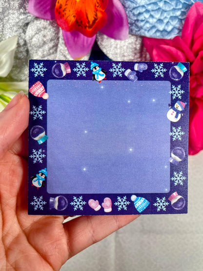 Winter Whimsy Sticky Notes 3&amp;quot; x 3&amp;quot; - Autumnmist Boutique