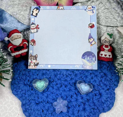 Winter Whimsy Sticky Notes 3&amp;quot; x 3&amp;quot; - Autumnmist Boutique