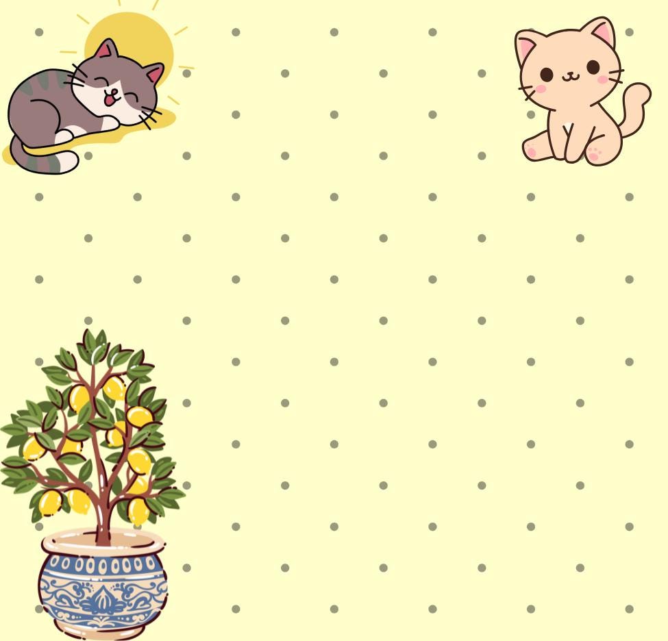 Lemon Tree Sticky Notes 3&amp;quot; x 3&amp;quot; Autumnmist Boutique