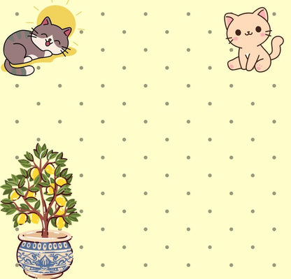 Lemon Tree Sticky Notes 3&amp;quot; x 3&amp;quot; Autumnmist Boutique