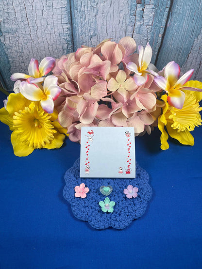 Pug Love Sticky Notes 3&amp;quot; x 3&amp;quot; - Autumnmist Boutique