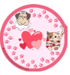 Paws &amp; Hearts Sticker Autumnmist Boutique